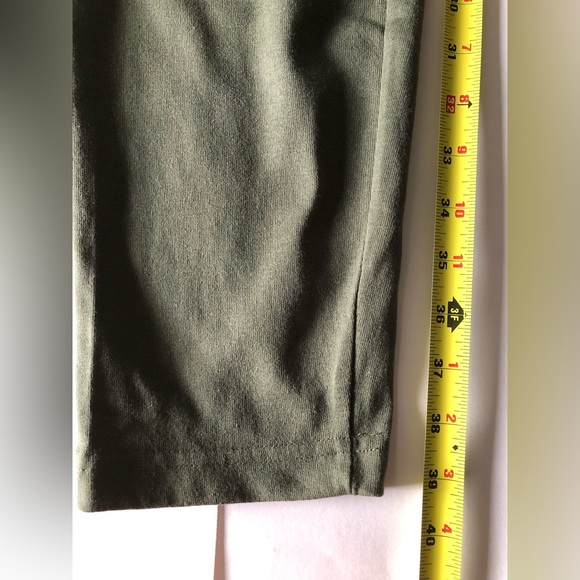 Khaki Straight Leg Sweatpants With Pockets - Picture 8 of 10